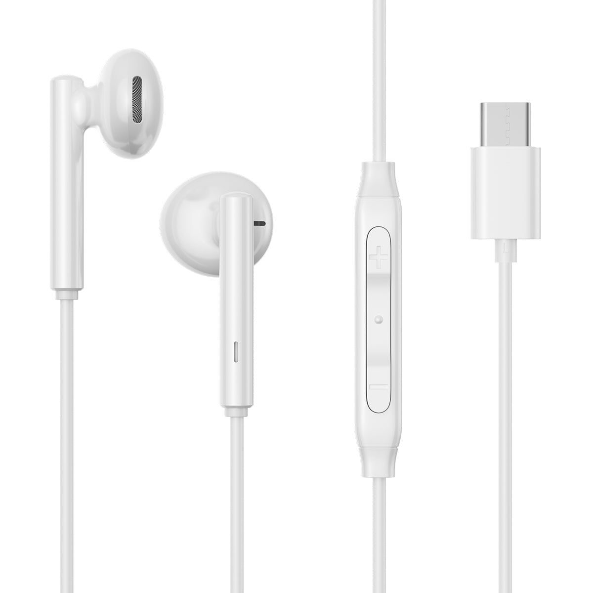 JOYROOM EC05 Type-C Wired Earphones Plug and Play Half-in-ear Headphone with Mic JOYROOM EC05 Type-C Wired Earphones Plug and Play Half-in-ear Headphone with Mic
